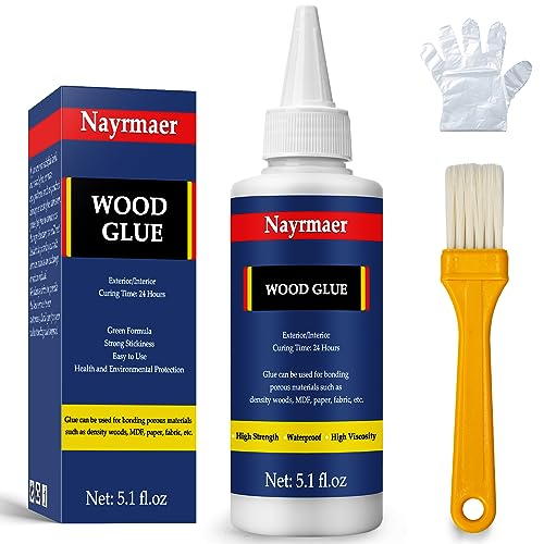 Nayrmaer Clear Wood Glue, Professional Furniture Repair Glue, Waterproof Glue ...