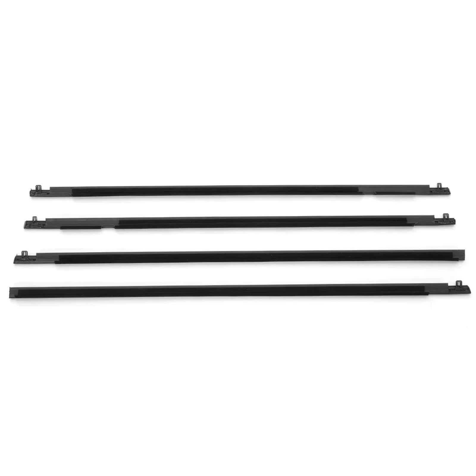 Glilar One Color Automotive Window Seals Compatible With Mazda 3 Sedan 2006-2012 4Pcs Car Door Window Trim Seal Weatherstrip Sealing Strip