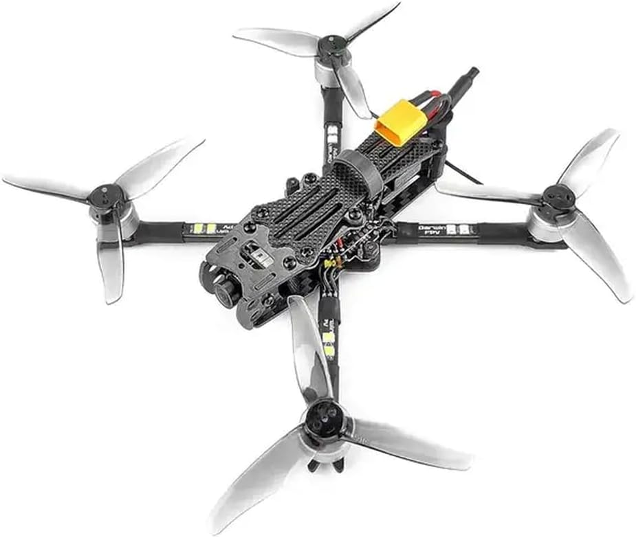 Ape Pro V2 142mm 3 Inch 2-3S Racing RC Drone with ELRS 1104 4300KV Motor and CADDX ANT 1200TVL Camera Compatible with Similar Models(Yellow)