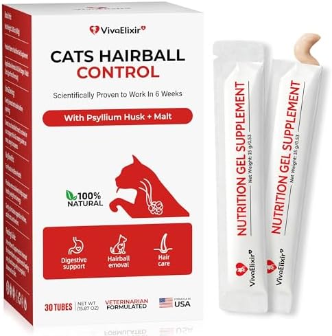 Hairball Treatment for Cats & Hairball Control Relief, Cat Digest...