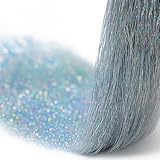 JOFONY 5000 fili di orpello, ghiaccioli, decorazioni per albero di Natale, glitter, frangia per la casa, feste, feste di compleanno, matrimonio (argento)