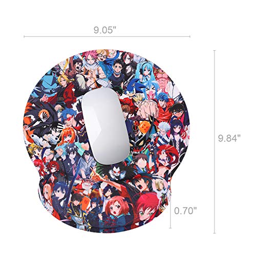 Ruifengsheng Wrist Support Mouse Pad, Ergonomic Memory Foam Mouse Pad Wrist Rest Support Pain Relief Mat With Nonslip Rubber Base For Computer, Laptop（01） #TOP4