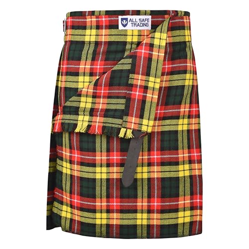 Image of Authentic Scottish Men's Tartan Kilts - Highland Light Weight Value Kilt | Embrace Your Heritage with Comfort
