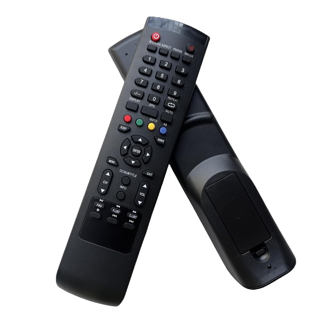 Control Remoto Universal Compatible con televisores Inteligentes JVC RMC3195, LT-32N355, LT-50N550A, LT-48N530A, LT-32N350, RM-C3139 y RM-C3195.