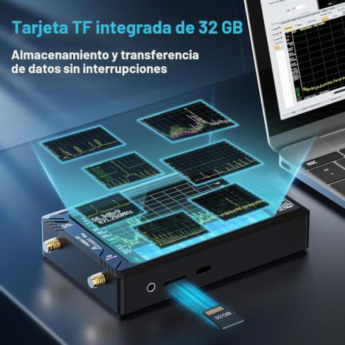 Analizador de espectro TinySA Ultra+ de 7,3 GHz con entrada RF para mitigar interferencias 6