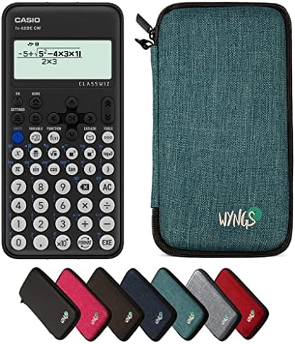 Calcuso Savings Package: Casio Graph 25 E II + Wyngs Protective Case Pink + Extended Warranty from Calcuso