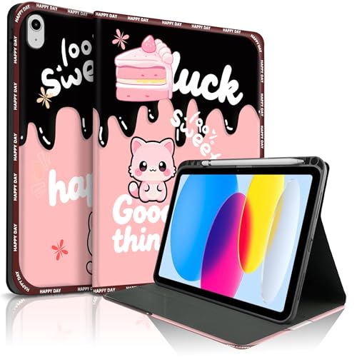 Coque iPad 11 2022 antichoc et antidérapante avec porte-crayon intégré noir