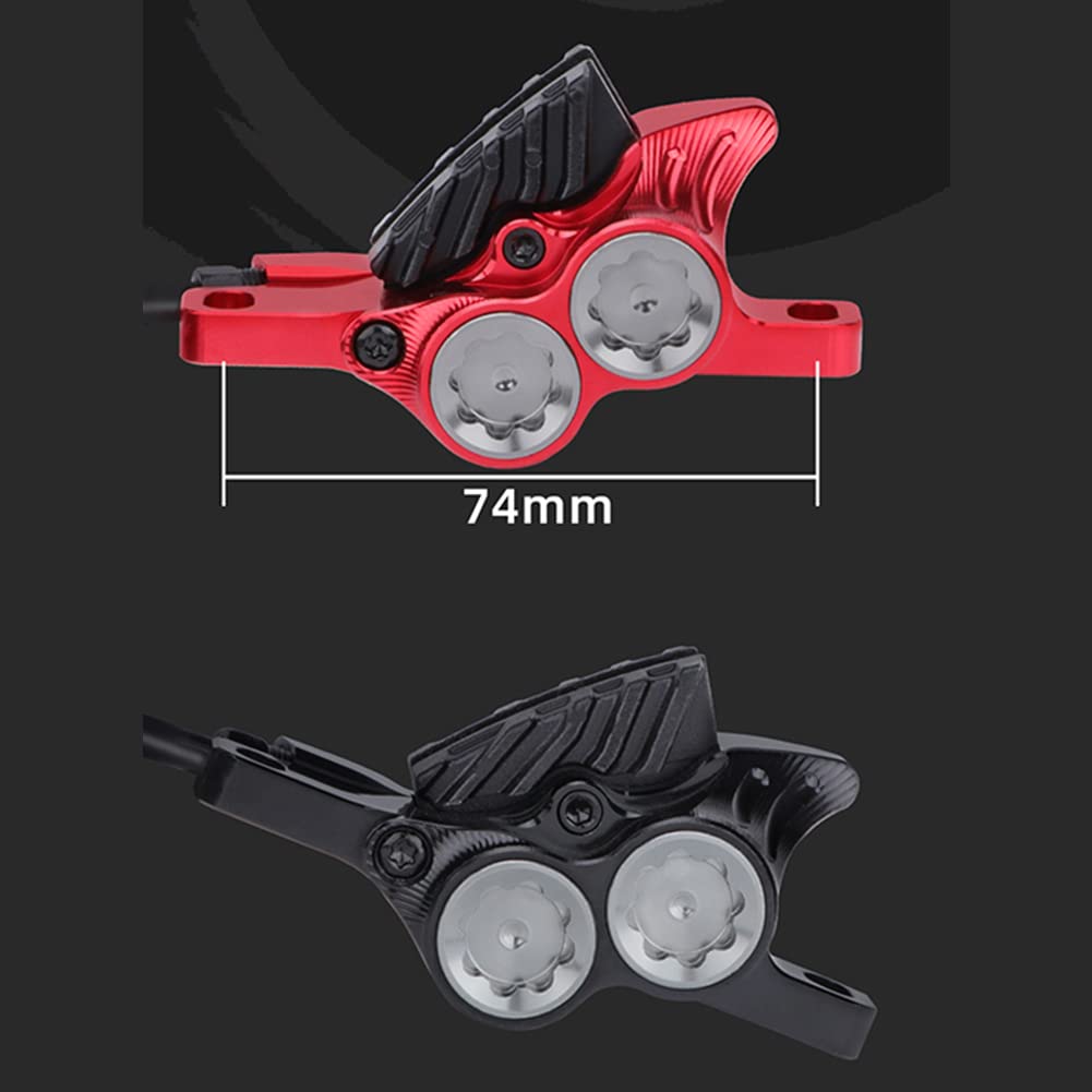 Kit Freno Idraulico Soonbuy - Freno A Disco In Lega Alluminio Per Moto, Doppio Pistone, Anteriore/Posteriore - Foto 8