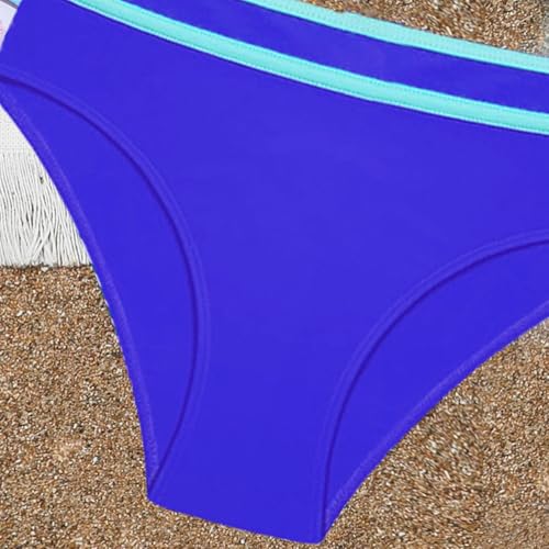 Image of Teen Girls Swimsuit High Waist Sporty Bikini Bathing Suits with Cover Up Skirt and Sunglasses 4 Piece Set 8-15 Years