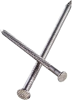 Simpson Strong-Tie S16HPTD1 Preservative-Treated Wood Decking Nail, Ring Shank — 3-1/2 in. x .162 in. Type 304 (1 lb.)