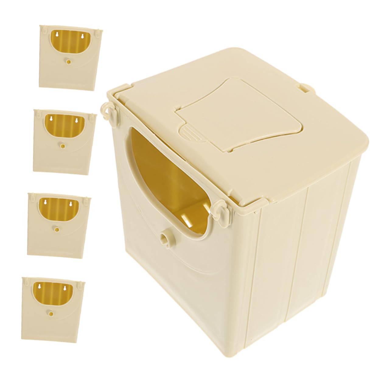15 Piezas Caja De Cría De Aves Casa Jaula para Loros Casa Decorativa para Pájaros Suministros para Pájaros Casa para Pájaros Interior Nido De Pájaros Domésticos El Plastico