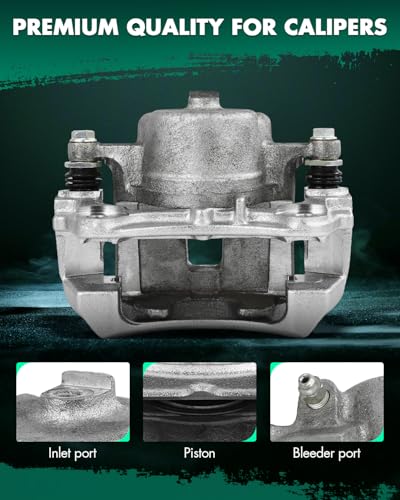 Image of SCITOO Front Right Brake Caliper With Bracket 18B4907 Compatible For Chevrolet For Cobalt 2005-2008,For HHR 2008-2010,For Pontiac For G5 2007-2009,For Pursuit 2006,For Saturn For Ion 2004-2007