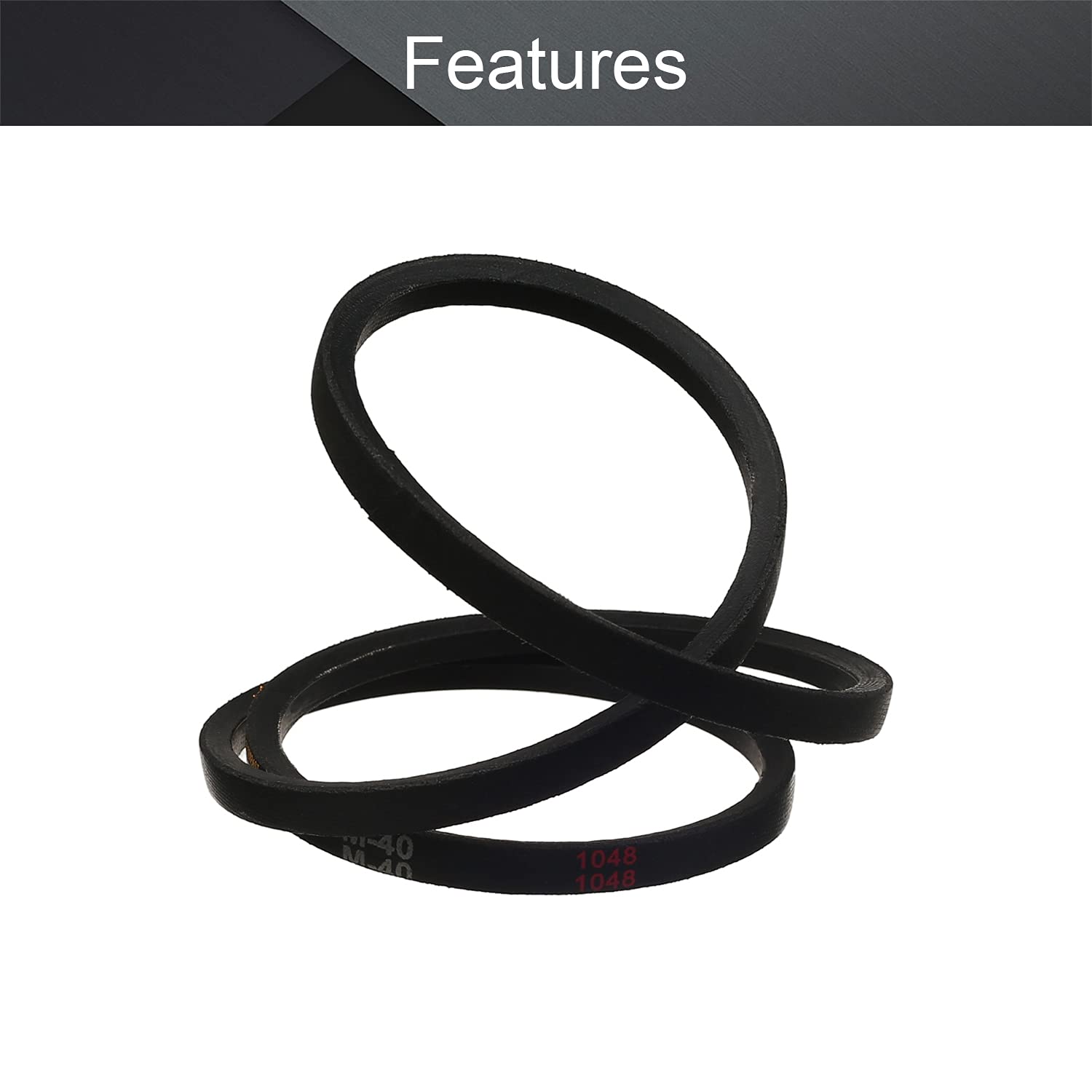 B-40 V-belt Uxcell 40 Inch - B Section Rubber Drive Belt