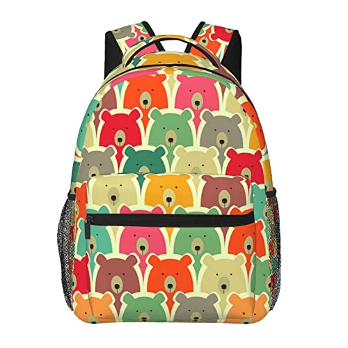 Sac à dos ultra léger imprimé Bouledogue pour ordinateur portable et cours