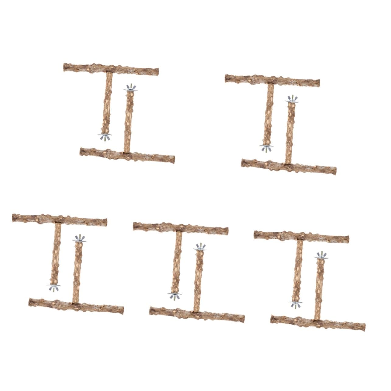 YARNOW 10pièces Perchoir pour Oiseaux Naturel Lot de Bâtons De Meulage pour Perroquets Et Oiseaux De Cage Jouet à Gratter