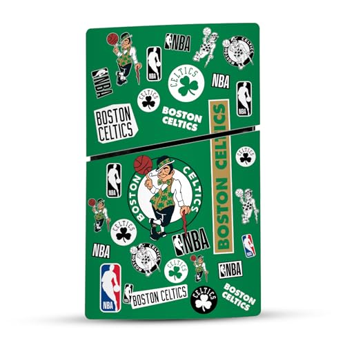 Sticker de jeu Boston Celtics Vinyle Autocollant pour console PS5 Slim Digital