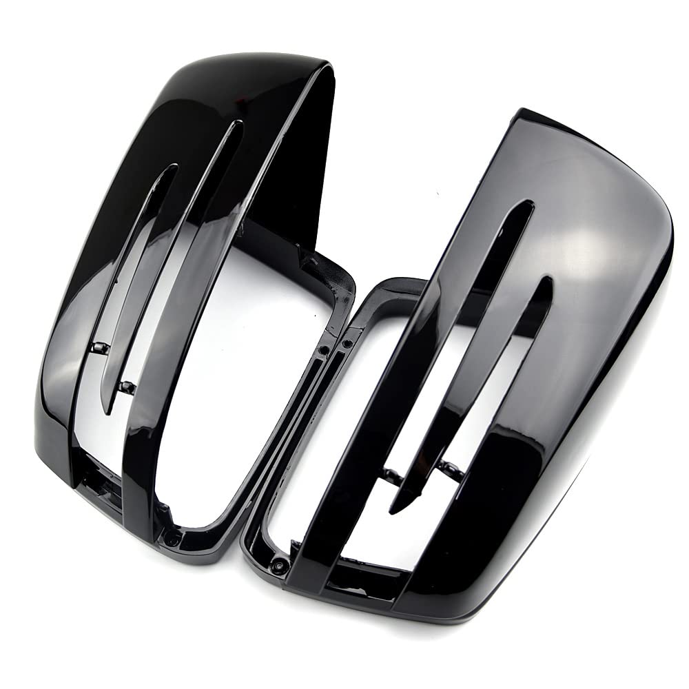 Coques de rétroviseur de voiture couvercle de rétroviseur latéral capuchon en plastique ABS style Compatible avec be-nz A B C E S CLA GLK GLA classe W176 W246 W204 W212 W221 X156 C117