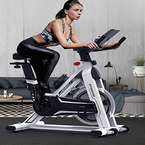 Image of Exercise Bike Indoor Cycling Bike Magnetic Upright Bike Stationary Bike LCD Monitor Belt Drive Infinite Resistance