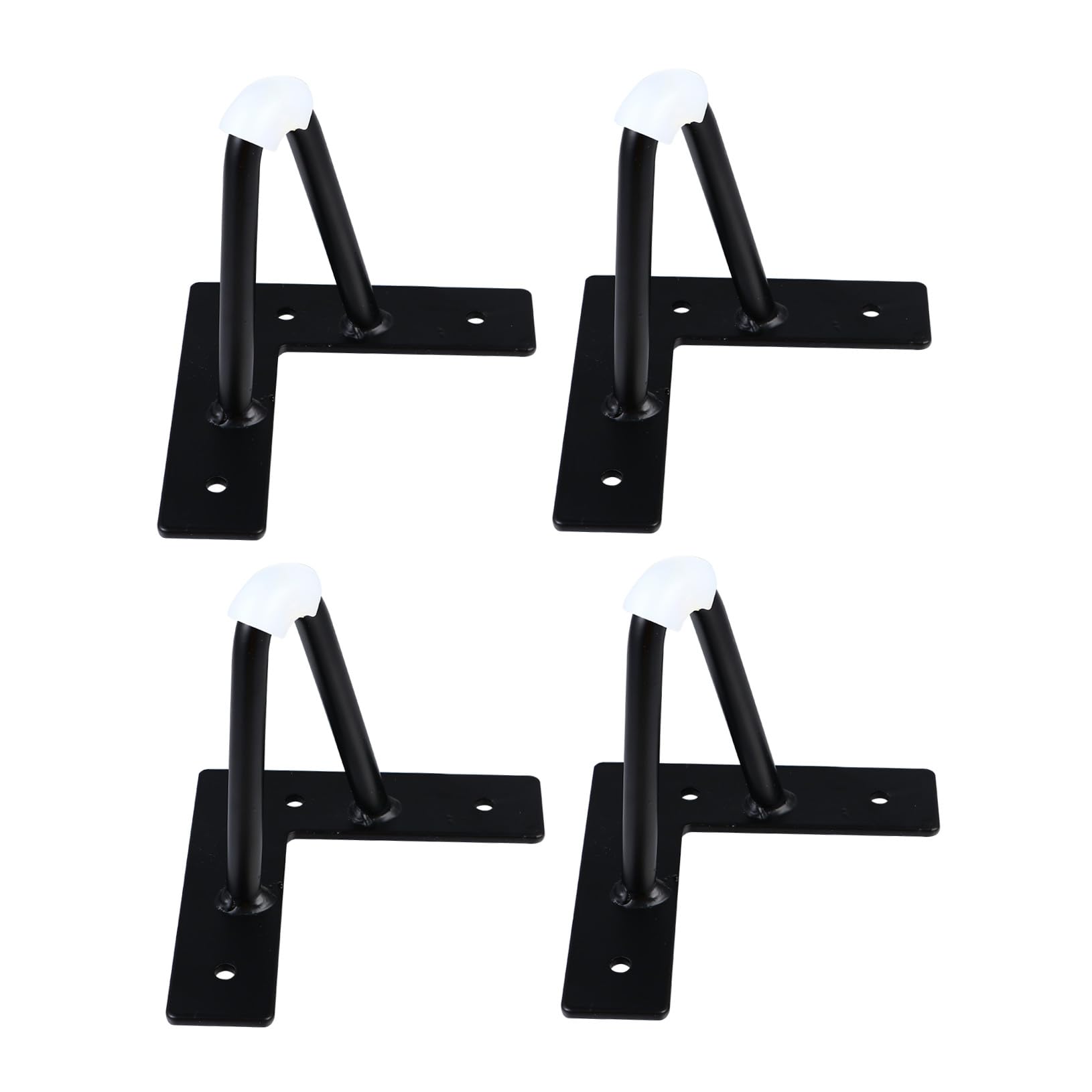 Supports de meuble noirs mats en lot pour table basse stable