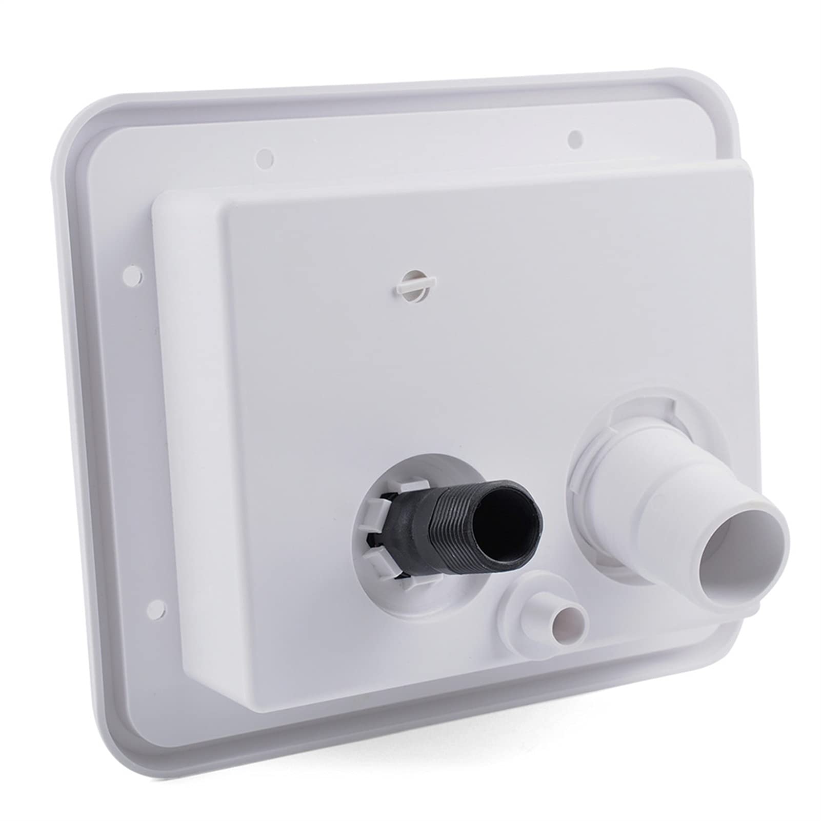 Remolque de relleno integrado de la ciudad de gravedad con tornillos de llaves con cerradura de escotilla de plato controlable Easy Instale Universal RV Water Inlet(2)