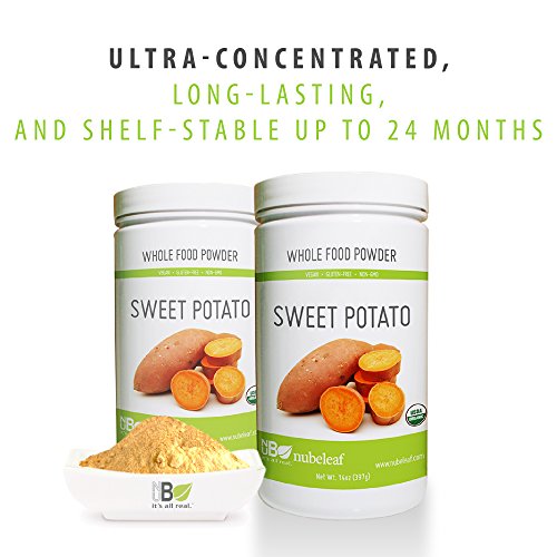 Nubeleaf Sweet Potato Powder 14 Ounce Jar #TOP5