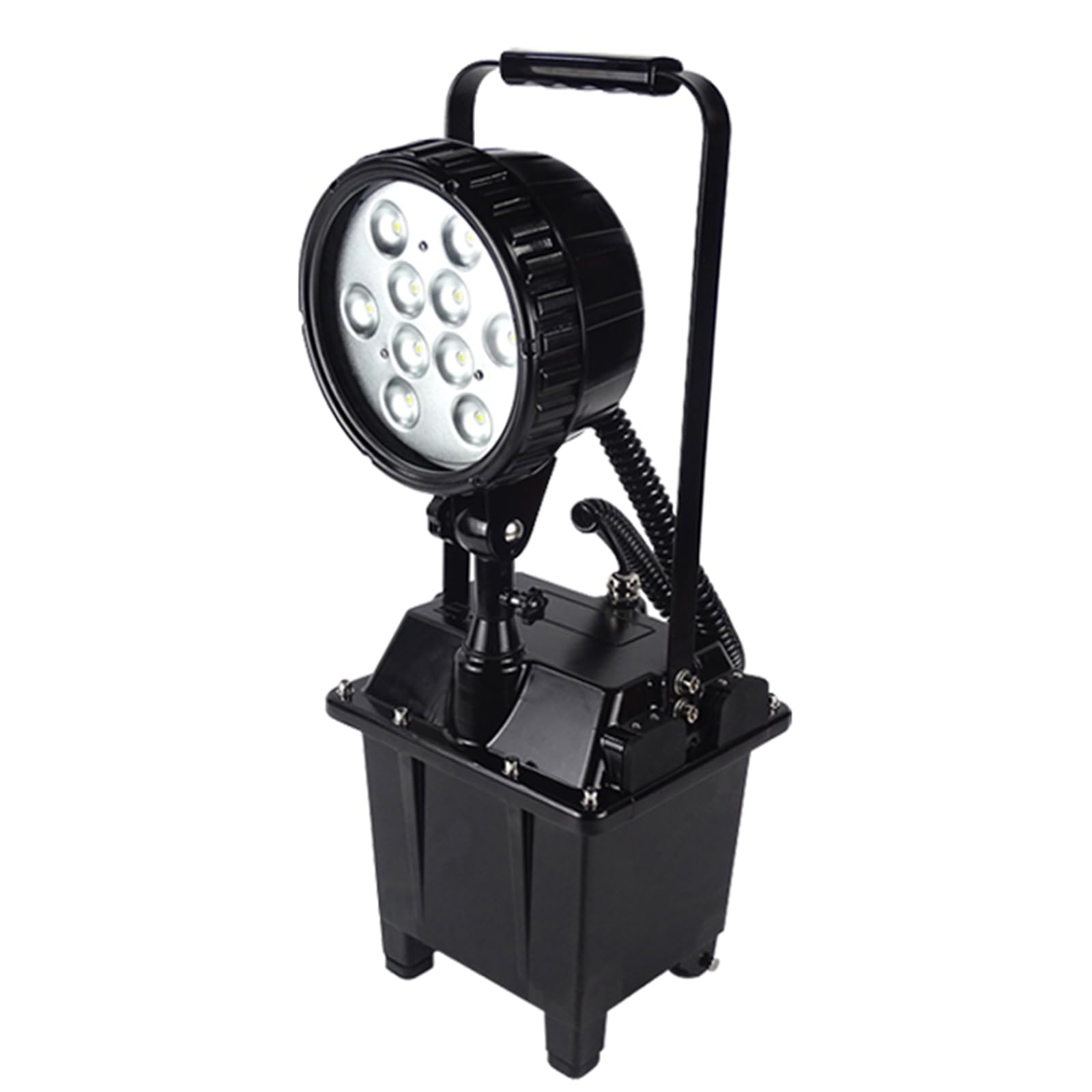 Światło robocze LED, przenośny reflektor, obszar napromieniowania 15㎡-30㎡, wodoodporny, ładowalny, idealny do biwakowania, wędkowania, naprawy samochodów, oświetlenia roboczego i turystyki