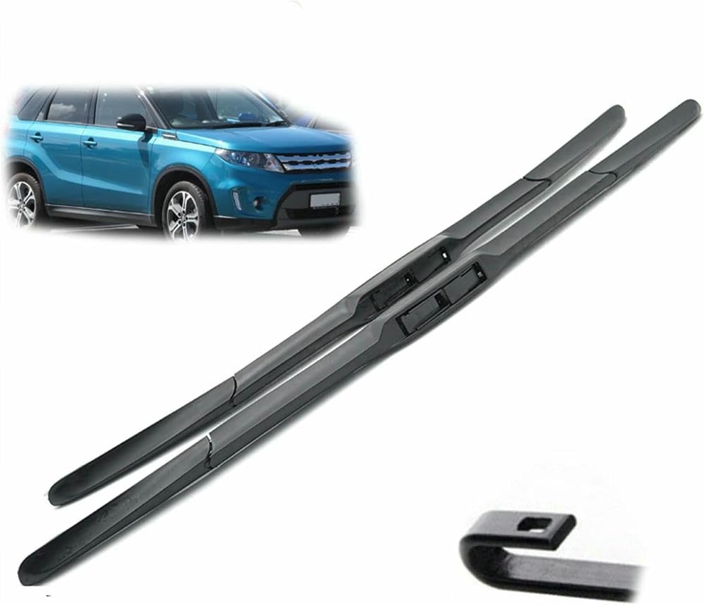 ZHUNDU 24" + 16" Escobillas de limpiaparabrisas Delanteras para Parabrisas de Coche, escobillas de Lluvia para Su&zuki para Vitara MK4 2015-2020 Limpiaparabrisas