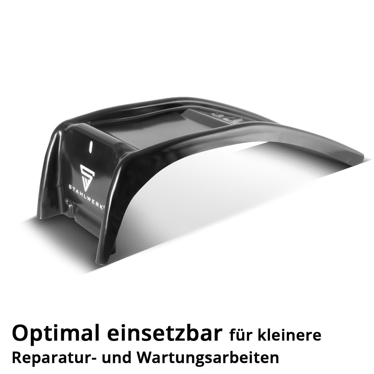 STAHLWERK Auffahrrampen – 2 Stahl-Auffahrrampen mit 3.6 t Traglast pro Paar, für Reifenbreiten bis 230 mm, 900 x 300 x 240 mm, 2 x Auffahrkeile PKW/LKW