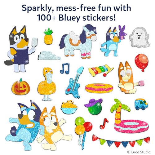 Image of Skillmatics Bluey Foil Fun - Mess-Free Art & Craft Kits for Kids, DIY Creative Activity, Travel Toys, Gifts for Girls & Boys Ages 4, 5, 6, 7, 8 and Up