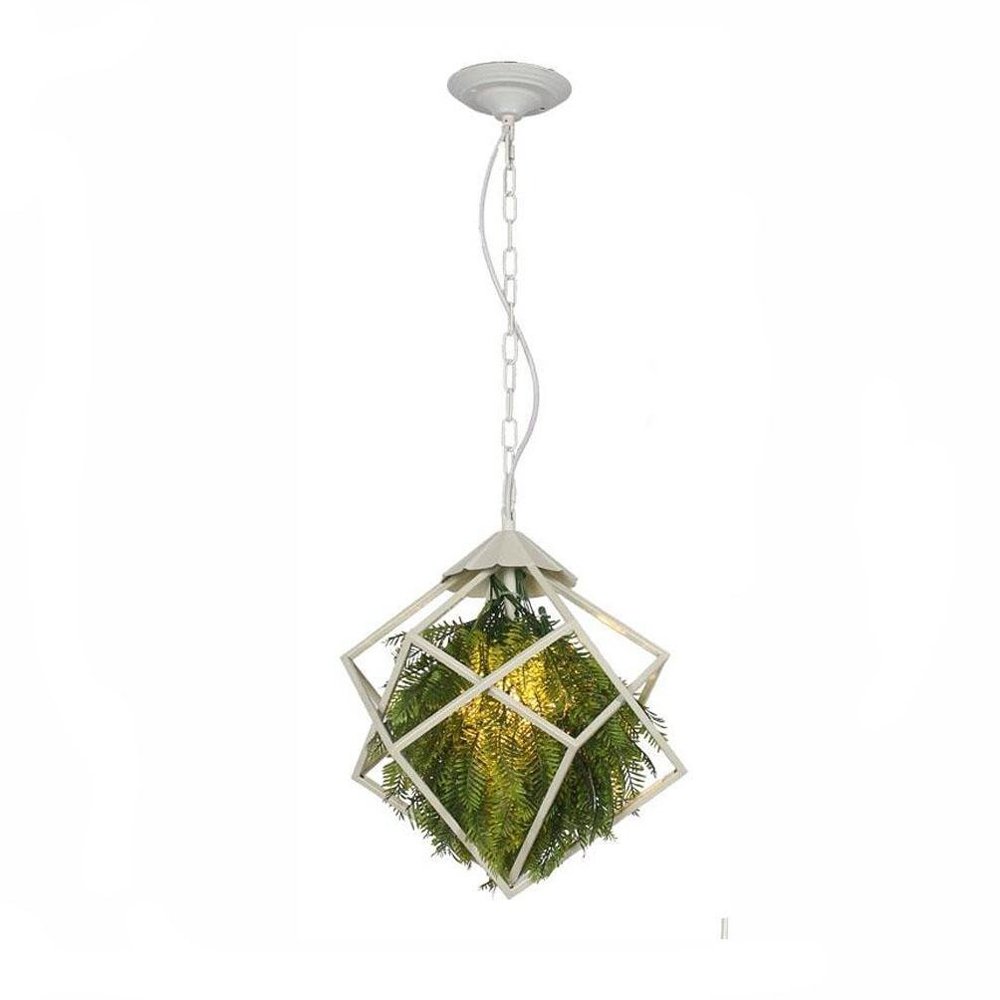 Plafonnier jungle blanc pour illuminer la table de la salle à manger ou le salon moderne