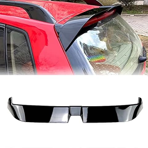 Car Rear Spoiler Wing Trunk Roof Lip for VW Polo 9N MK4 9N3 2003-2008 2004 2005 2006 2007,Abs Rear Trunk Spoiler Cover