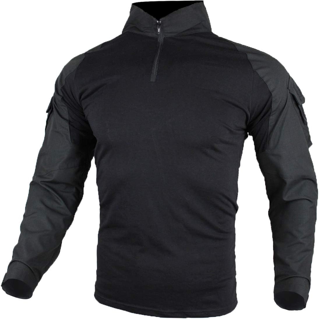 Tactical Combat Shirt, Ripstop Breathable Multicam T Shirt for Hunting Military Airsoft