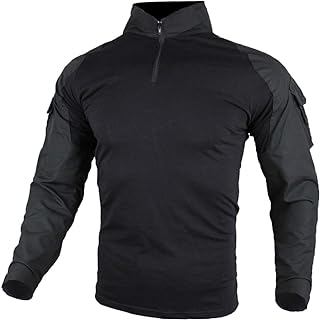 Tactical Combat Shirt, Ripstop Breathable Multicam T shirt for Hunting Military Airsoft