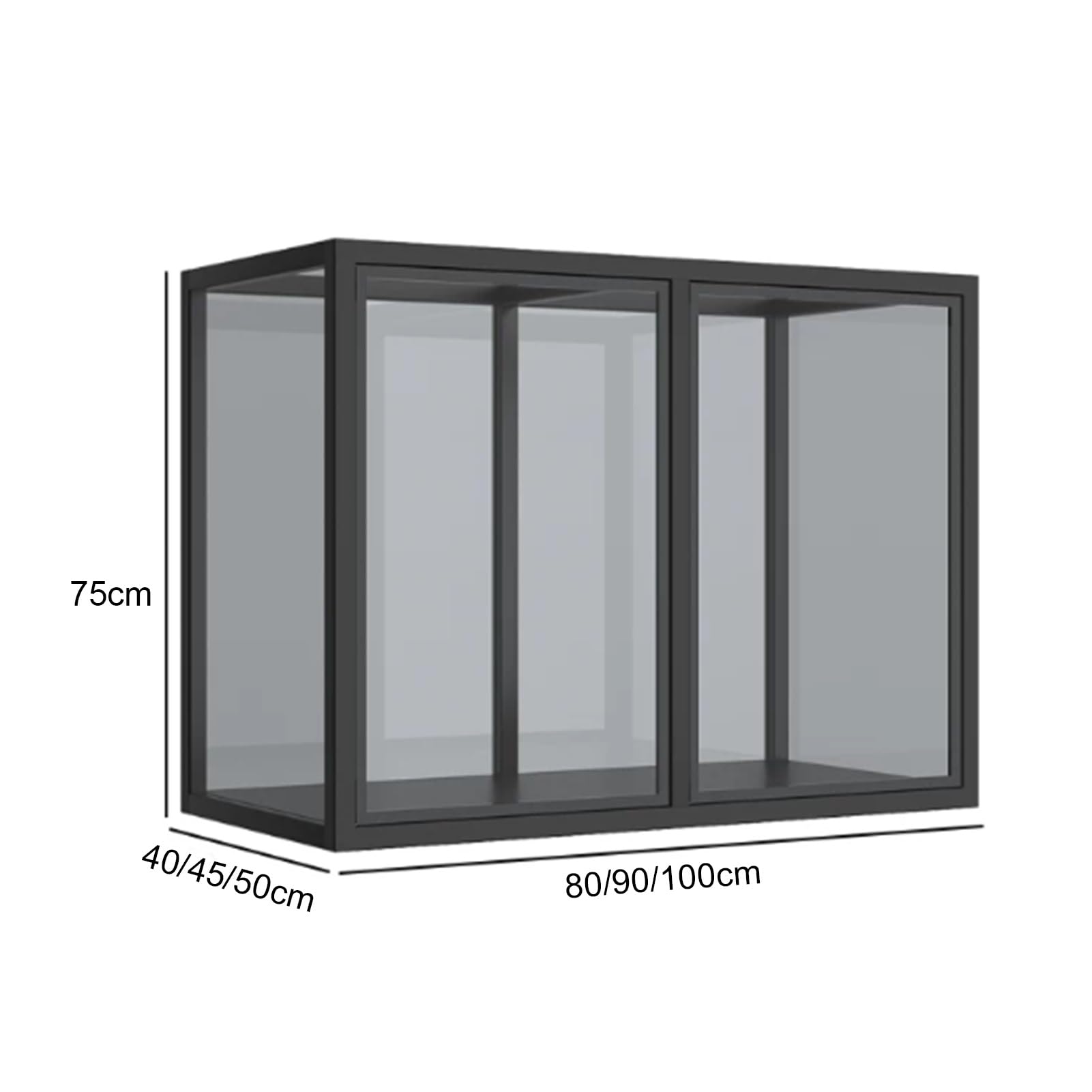 Stojak na akwarium z metalową ramą, stojak do akwarium z drzwiami szafki, dwupoziomowy organizer terrarium do salonu i wejścia