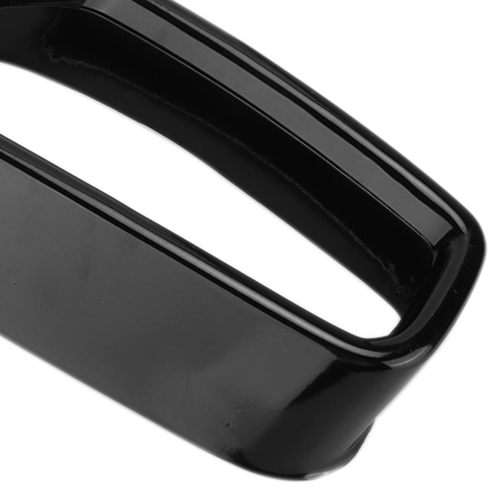 G30 Auspuffblende Schwarz, Auspuffspitzen G30, 2-Teilige Auspuffendrohr-Spitzenabdeckung Schwarz Glänzend Ersatz für 5er G30 G38 2018–2021