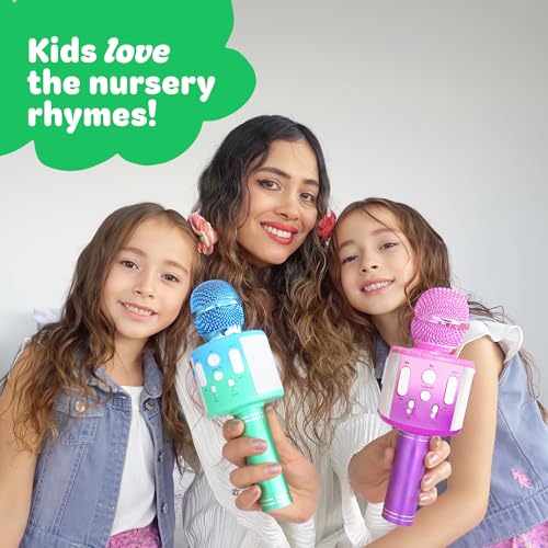 Microphone de karaoké pour enfants Bluetooth et comptines - 2