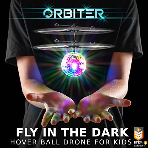 Force1 Orbiter Flying Orb Ball Hand Operated Drones for Kids Flying