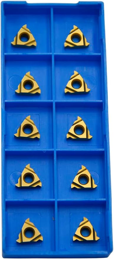 14pcs1/2"（12mm) Threaded tool holder, outer circular cutting tool holder SER1212H11 SEL1212H11with 10pcs11ER AG60 / 11IR AG60 Carbide Threaded blades