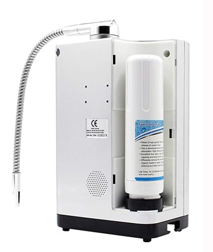 Vista 11 de Máquina ionizadora de agua alcalina 729, incorporada en un filtro, produce pH 4-10.5 agua, 7 ajustes de agua, hasta -570mV ORP, 8000L por filtro