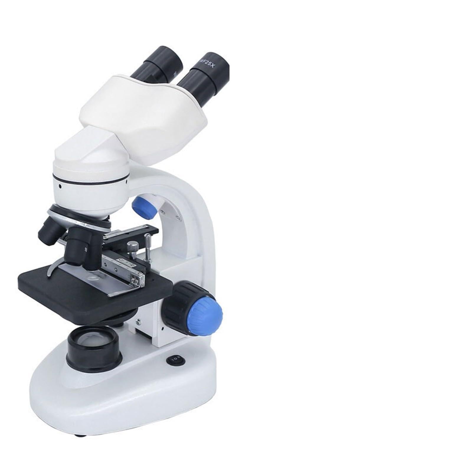 CVFRDD Biological Microscope 40-2000X Binocular Microscope With Top/Bottom LED Illumination 2.0MP USB Camera 100 Pieces Specimen Slides(Microscope)