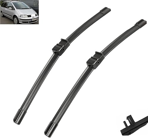 Wiper Front Wiper Blades Compatible with Seat Alhambra MK1 2002-2010 Windshield Windscreen Window Car Rain Brush 28"+28"