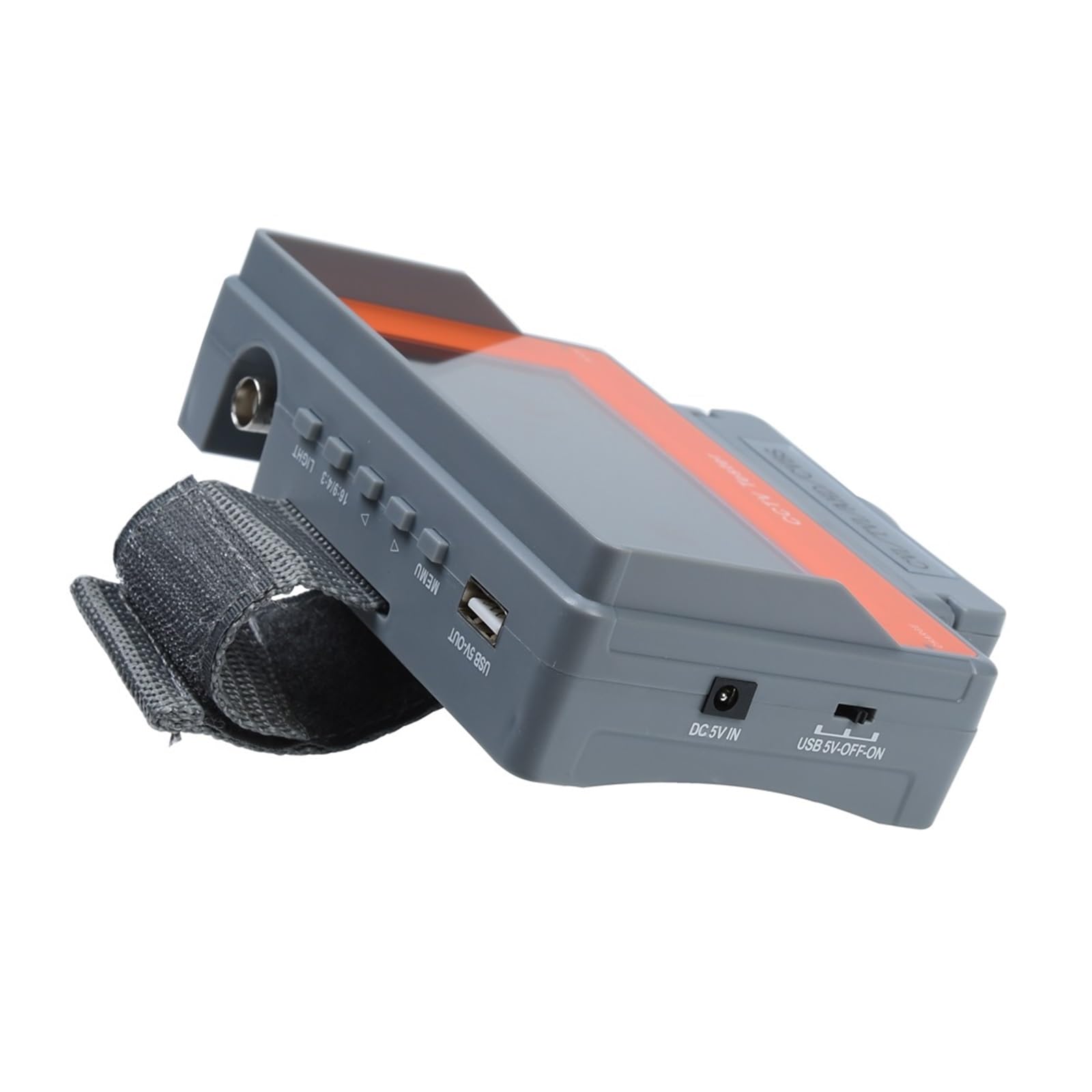 Tester Portatile per Fotocamere, 5MP AHD/CVI/TVI CVBS CCTV Tester Telecamere CCTV Tester Built-in 3.7V 4000mA Li Batteria AHD Tester for Telecamera Mini Monitor Test di Videosorveglianza