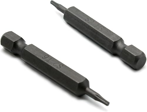 Juego de 25 puntas de destornillador de cabeza de estrella Torx T6, acero S2 de 6 puntos T-6 de 2 pulgadas disponible en Yaxa Mexico
