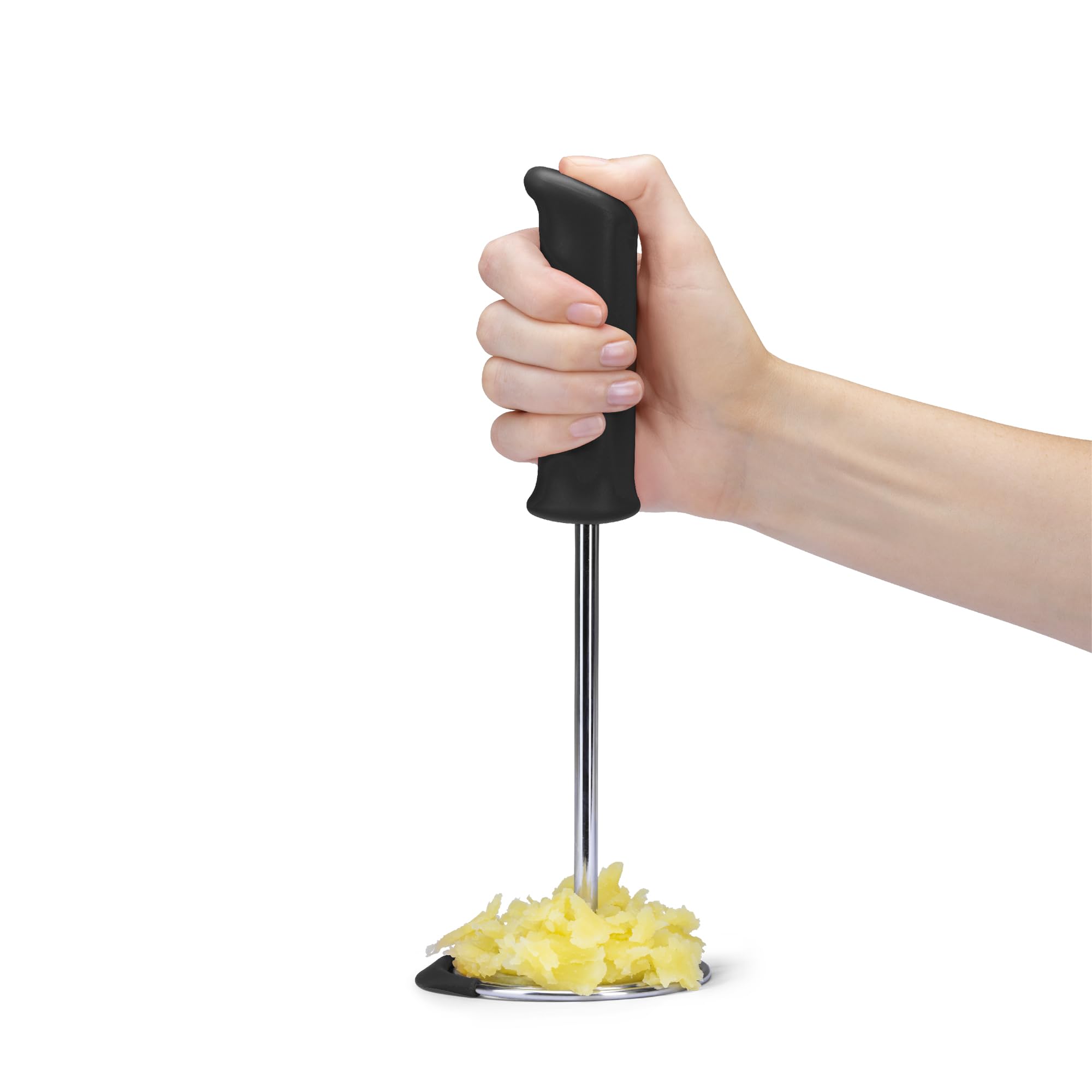 Dreamfarm SMOOD Kartoffelstampfer Edelstahl | Stampft Obst und Gemüse | Spülmaschinenfest | BPA frei | Kartoffelbrei Stampfer zum Stampfen, auskratzen und servieren | Hitzebeständig bis 260°C