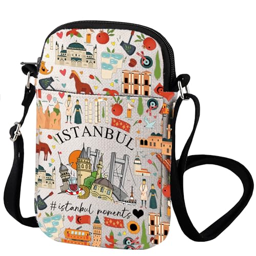 Istanbul Travel Shoulder Bag Hagia Sophia Gift Turkey Travel Gift Istanbul Cityscape Historical City Gift
