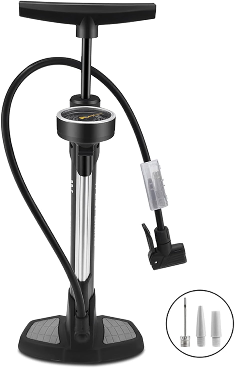 Floor Bicycles Pumps High Pressure Bike Tire Bike Inflators for Road Mountain Inflators Floor
