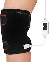 Electric Heating Knee Pad | Adjustable Orthopedic Knee Support Brace | Knee Heating Belt for Arthritis, Joint Pain Relief | Universal Fit - Black