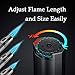 Zoocura Refillable Butane Torch Lighter Adjustable Pen Lighter Double Flame Lighter Jet Flame Lighters Multipurpose for Grill BBQ Camping (Butane Gas Not Included)