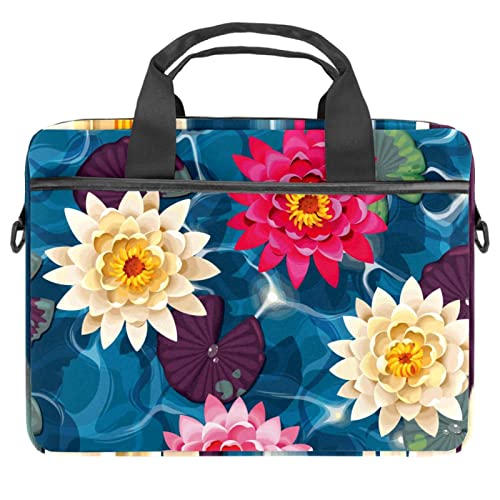 Pochette ordinateur portable 13-14.5 pouces contre les rayures sac bleu lotus