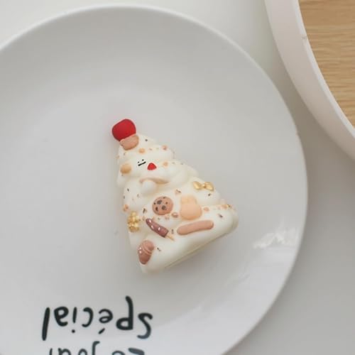 Miniatura 3 de Molde de vela de silicona con forma de árbol de Navidad de postre, moldes de adorno 3D para regalo de Navidad, kit de bricolaje para fondant, molde